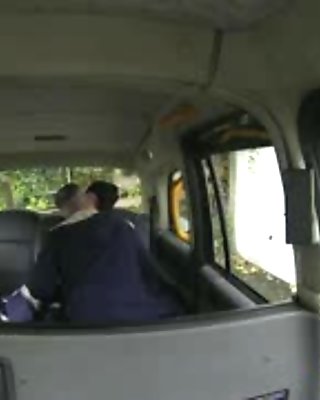 A European Petite brunette teen Fucks her Cab Driver