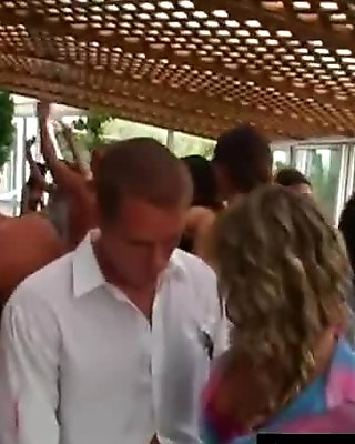 Sinfully party slags gets fucked hard