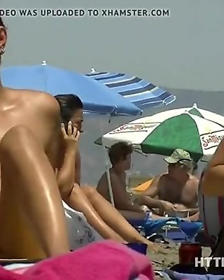 A voracious voyeur loves making videos on the nude beach