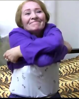 OldNanny granny strip and toyfuck compilation