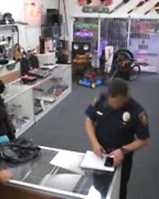 Couple girls try to steal and get banged at the pawnshop