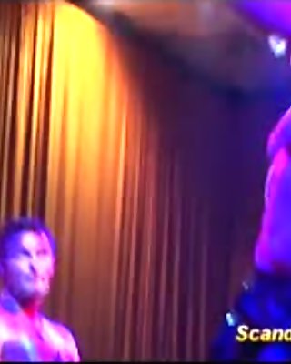 sexy Lap Dance on public stage