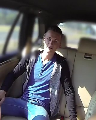 Teen taxi driver fucked on backseat